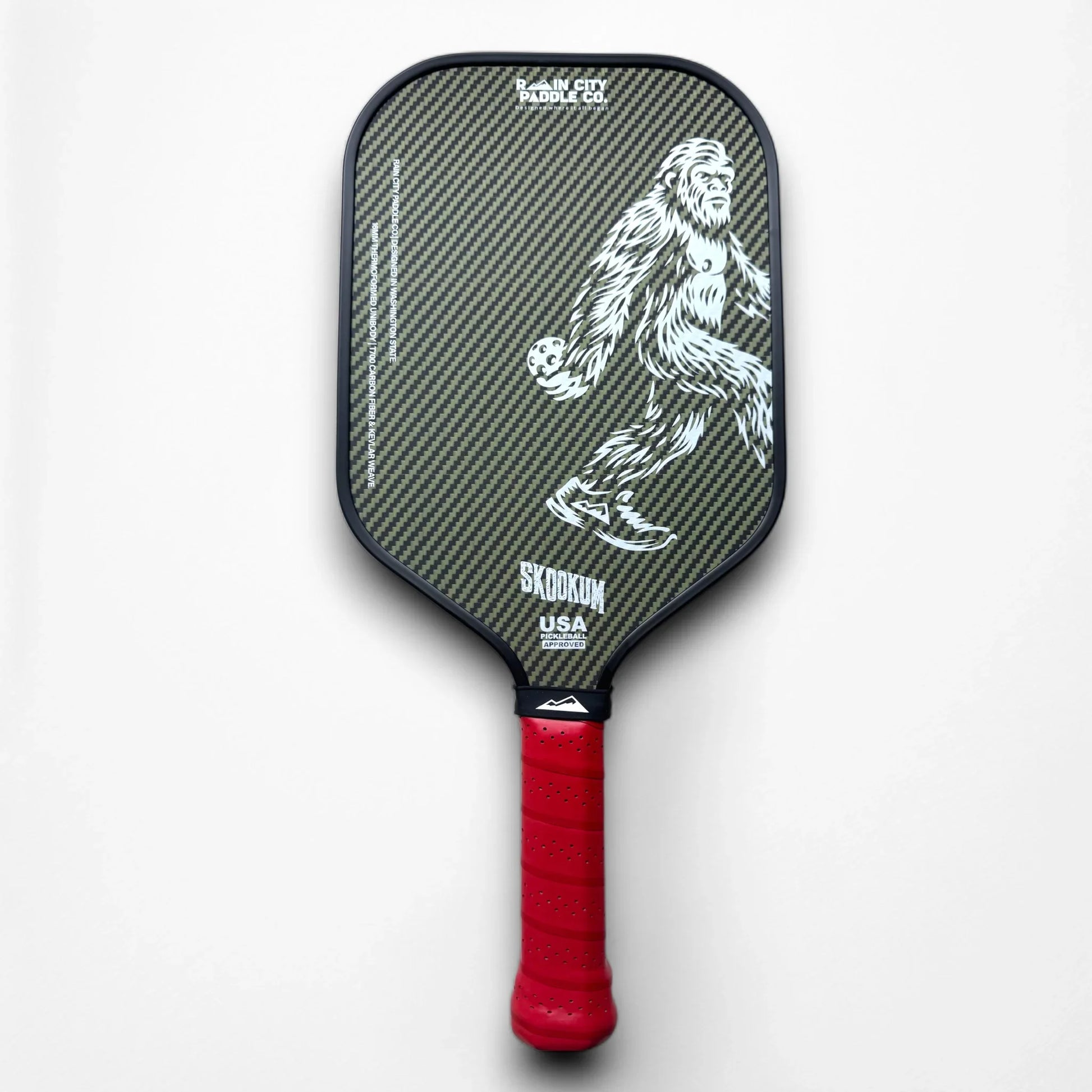 The Skookum 16 MM Pickleball Paddle - Rain City Paddle Company